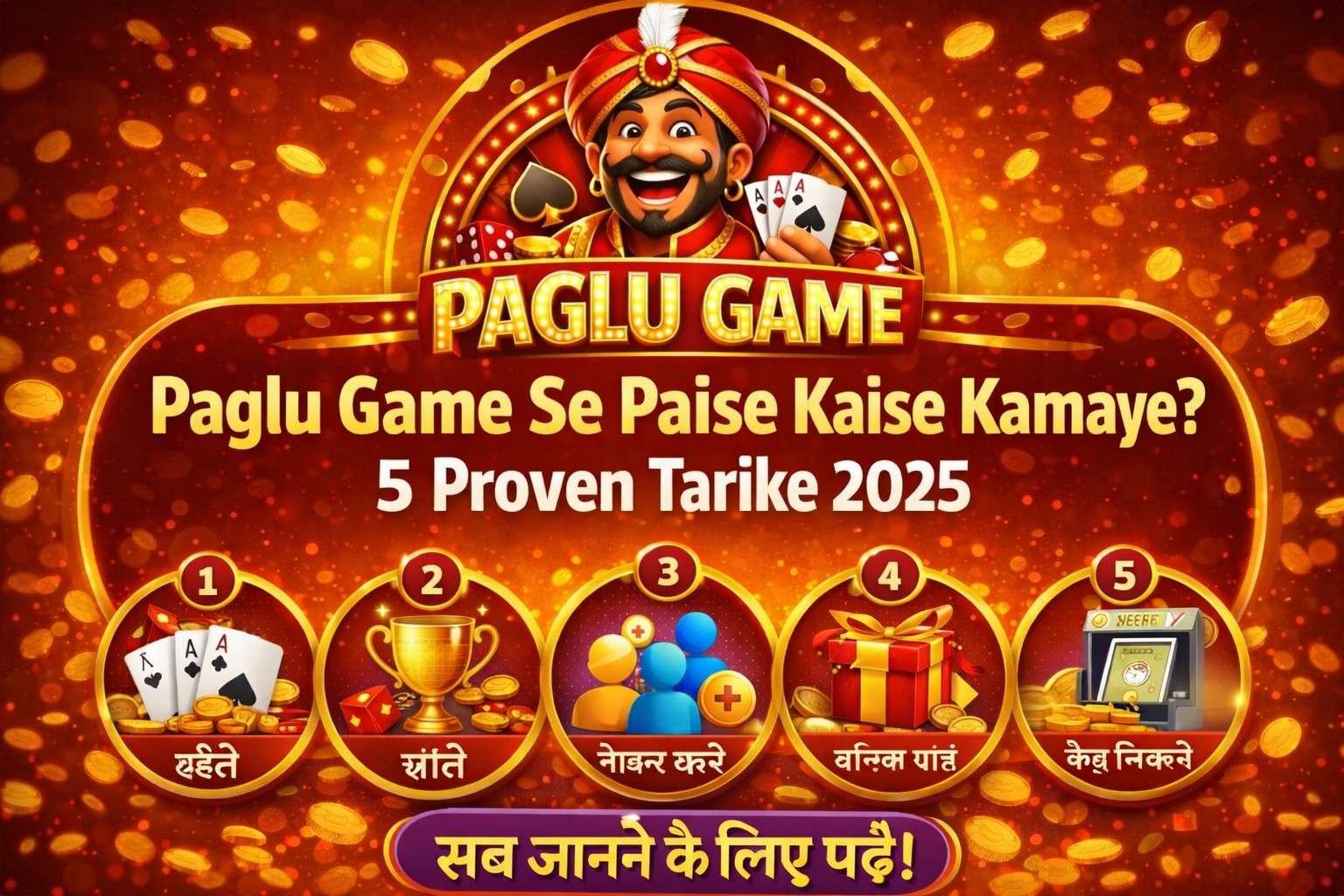 Paglu Game Se Paise Kaise Kamaye — 5 Proven Tarike 2026 Paglu Game se paise kaise kamaye earning guide Hindi