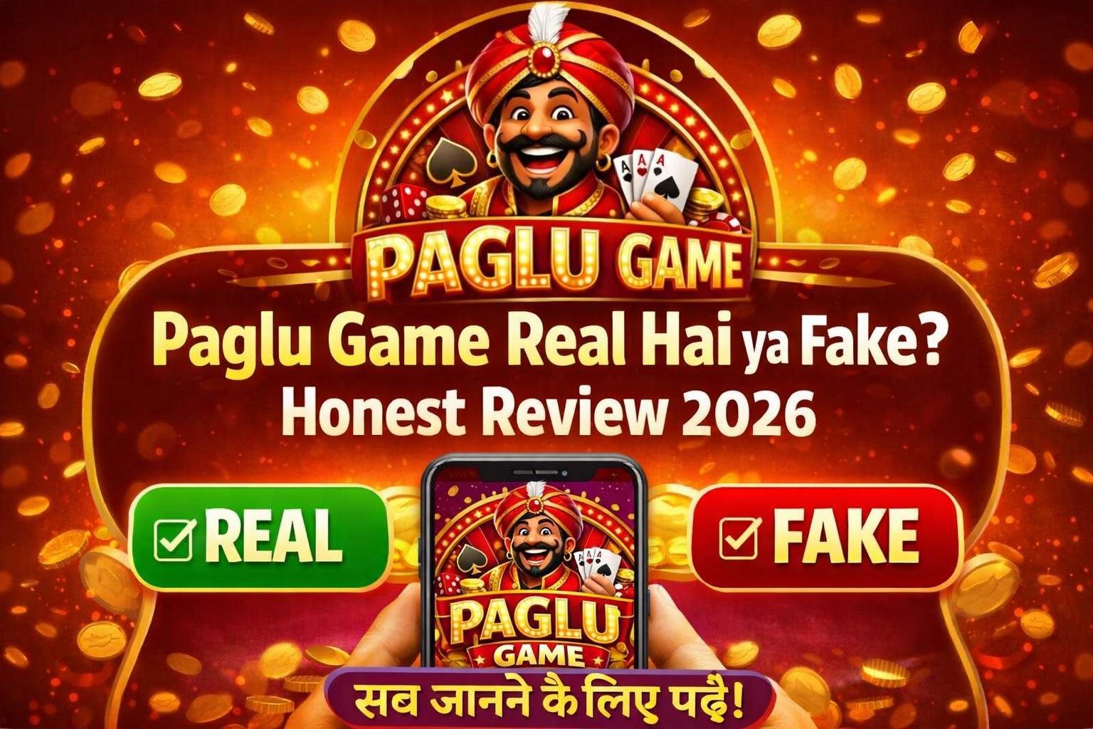 Paglu Game Real Hai Ya Fake — Honest Hindi Review 2026 Paglu Game real hai ya fake honest review Hindi 2026